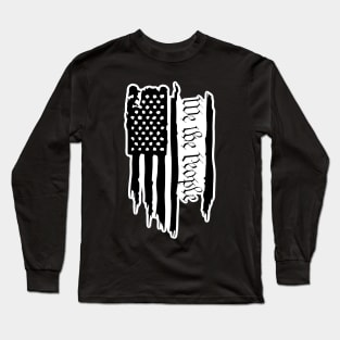 We the people tattered flag Long Sleeve T-Shirt